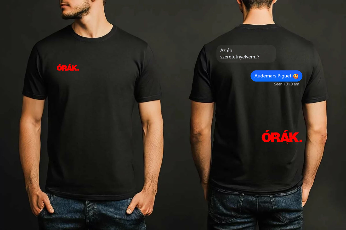 Beszéljünk Órákról - A szeretet nyelvem- unisex póló