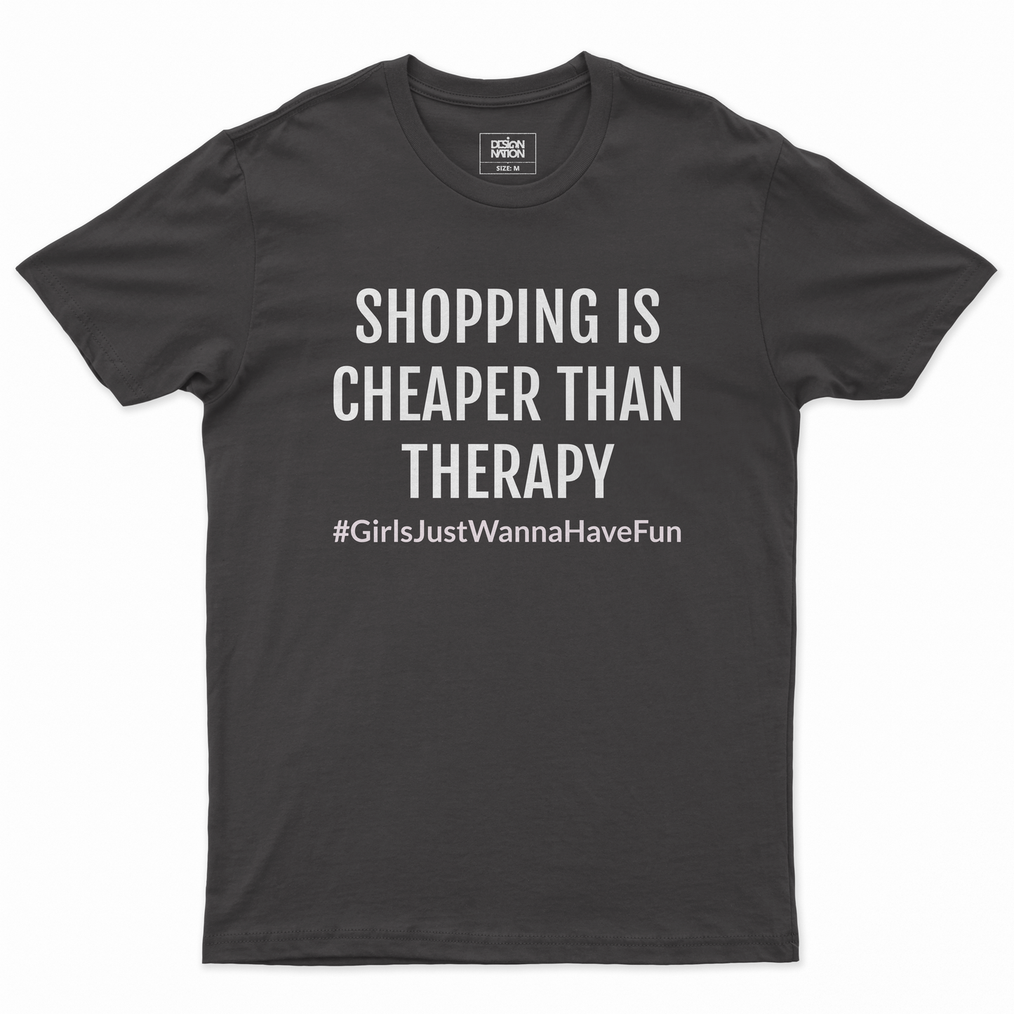 Shopping is cheaper than therapy Póló