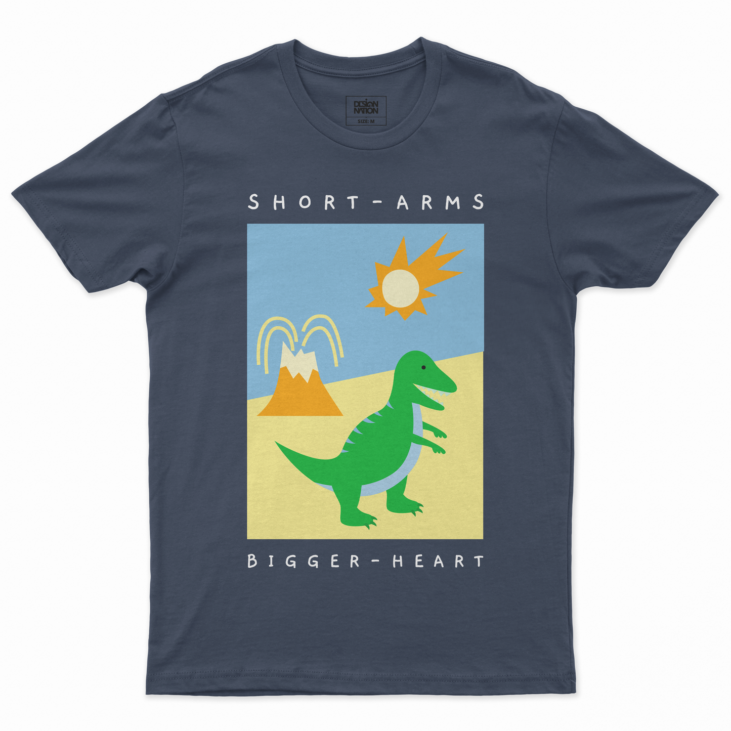 Short-arms bigger-heart T-shirt