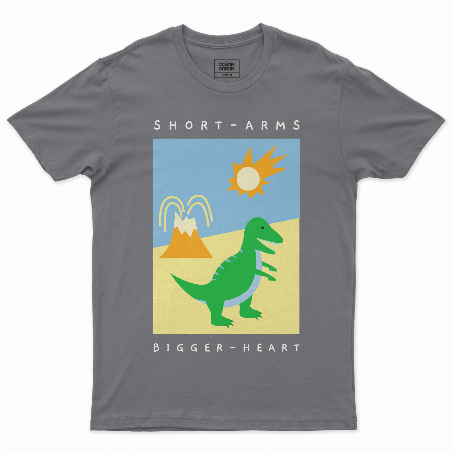 Short-arms bigger-heart T-shirt