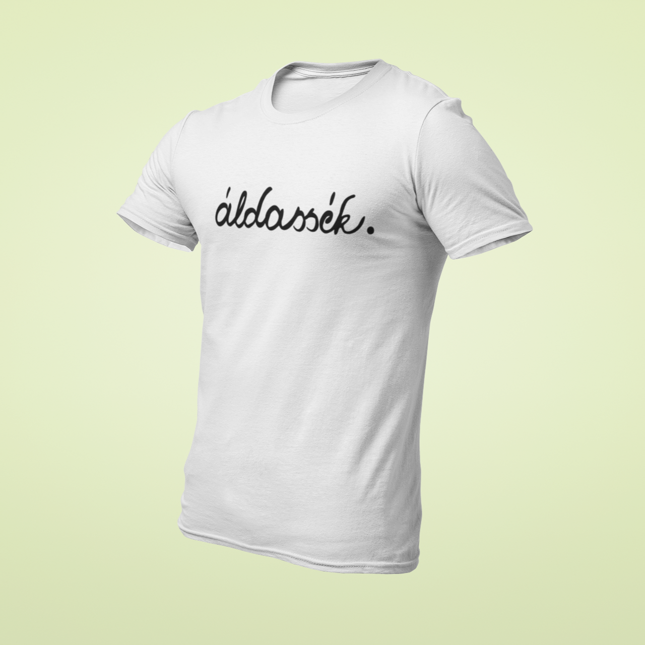 ZShowTime karcsúsított férfi póló - Áldassék