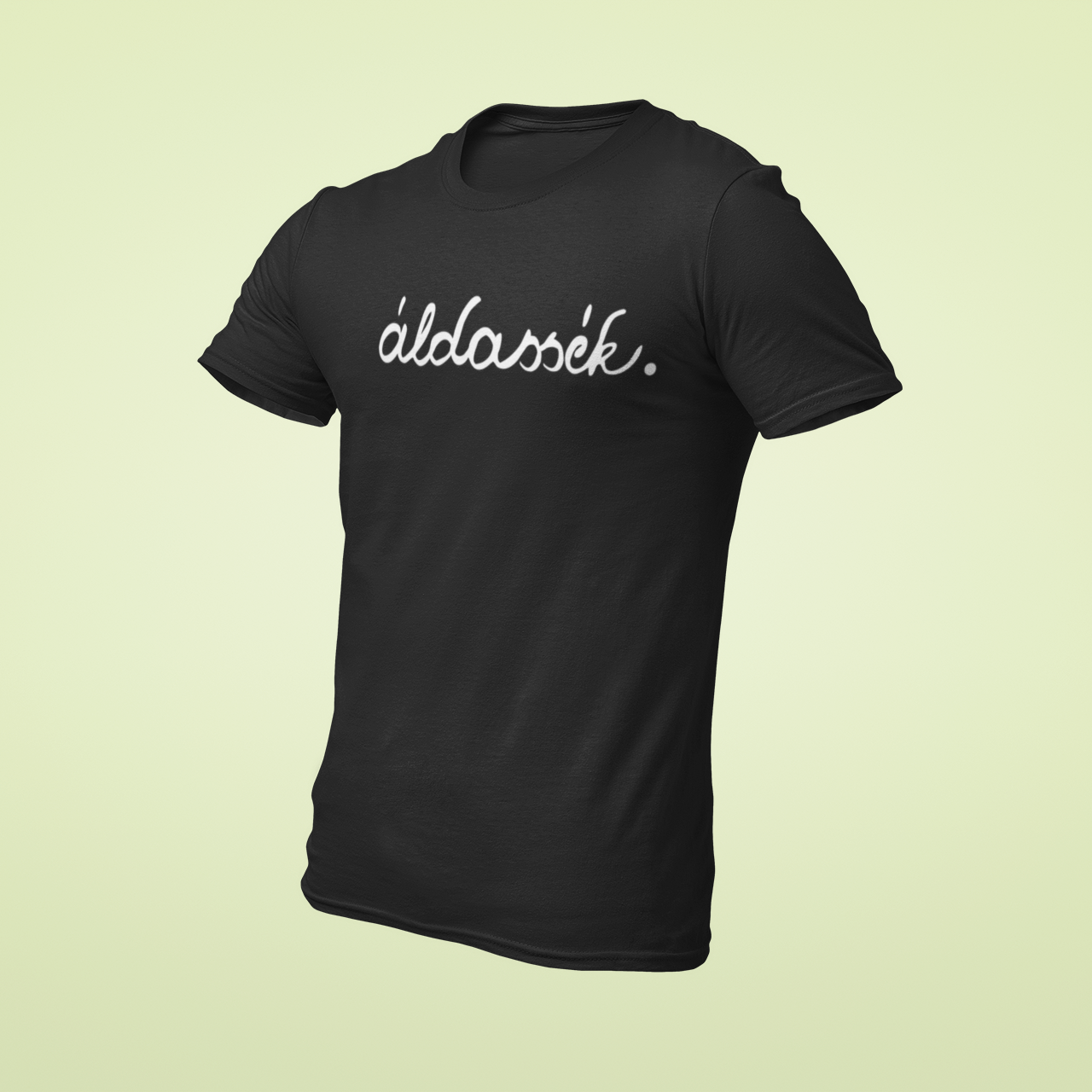 ZShowTime karcsúsított férfi póló - Áldassék