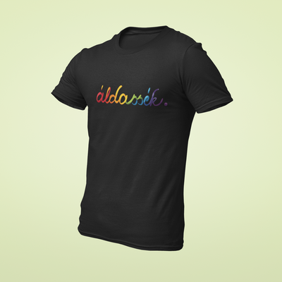 ZShowTime karcsúsított férfi póló - Áldassék Pride Edition