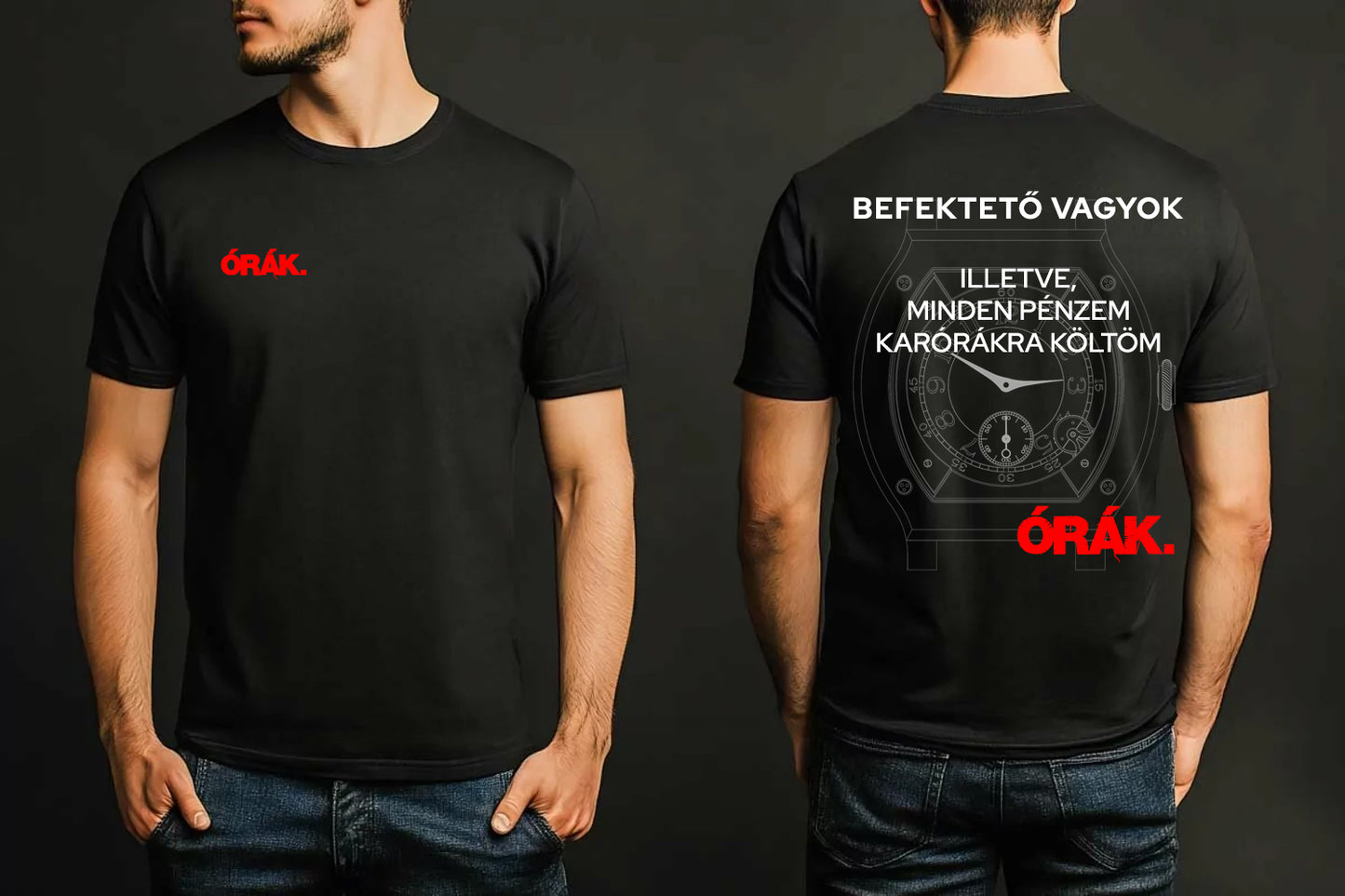 Beszéljünk Órákról - Befektető vagyok - unisex póló