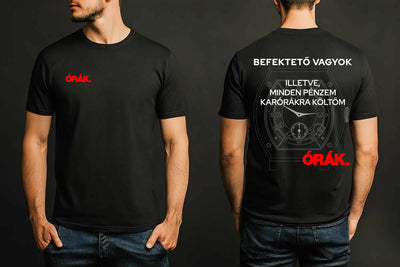 Beszéljünk Órákról - Befektető vagyok - unisex póló