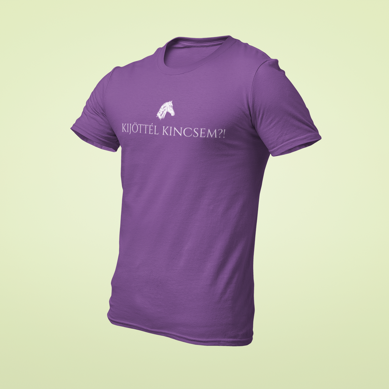 ZShowTime karcsúsított férfi póló - Kijöttél Kincsem?