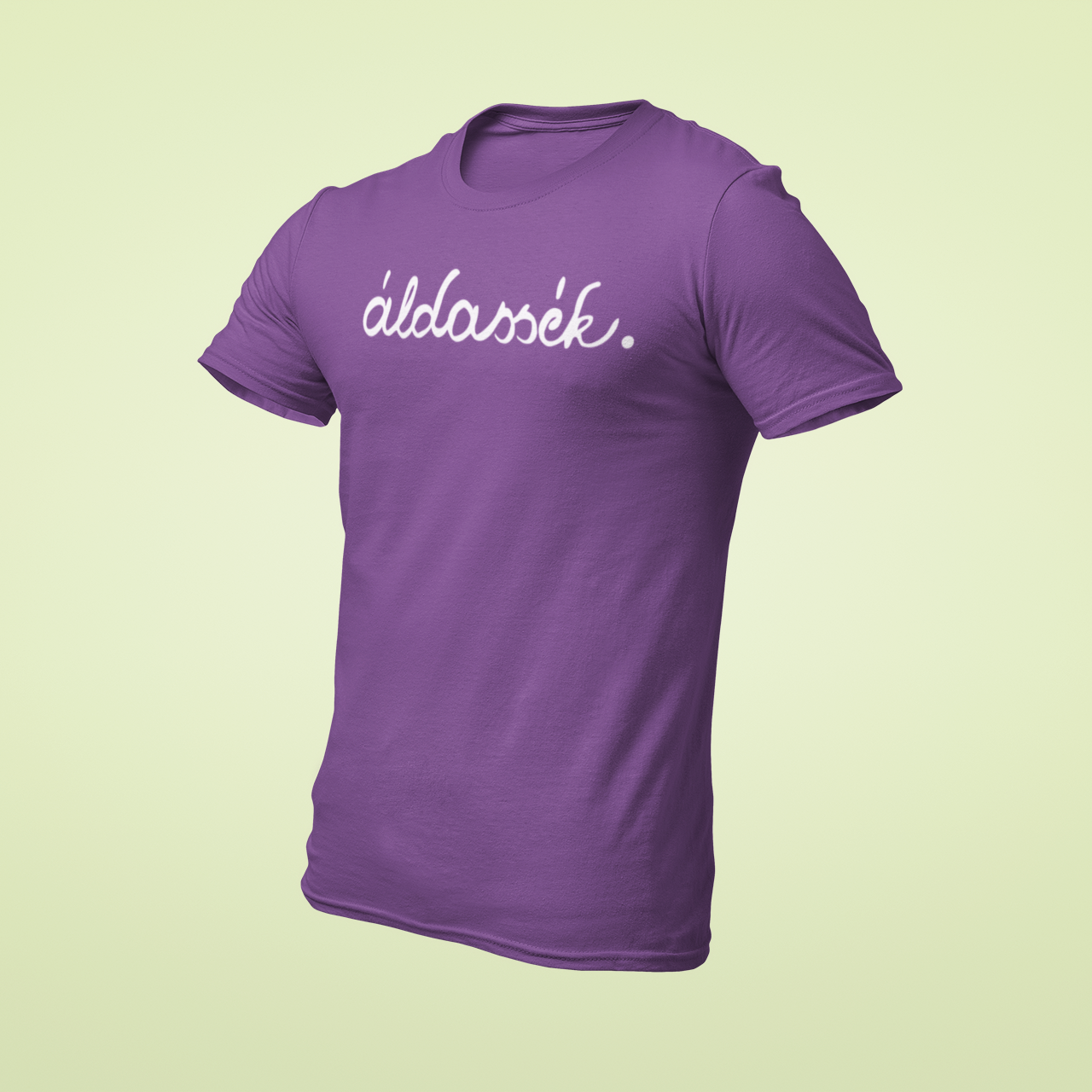 ZShowTime karcsúsított férfi póló - Áldassék