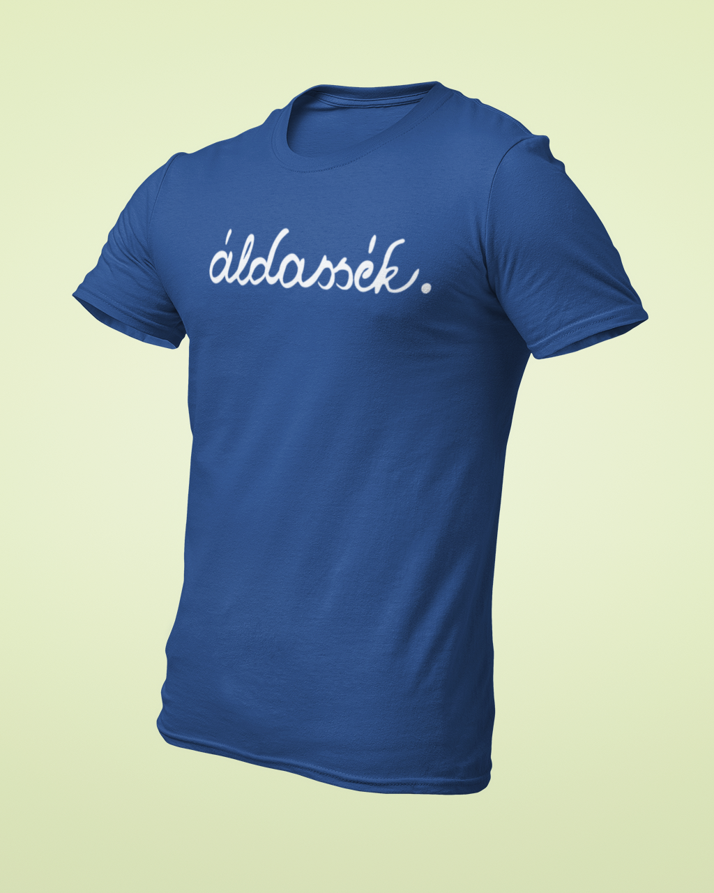 ZShowTime karcsúsított férfi póló - Áldassék