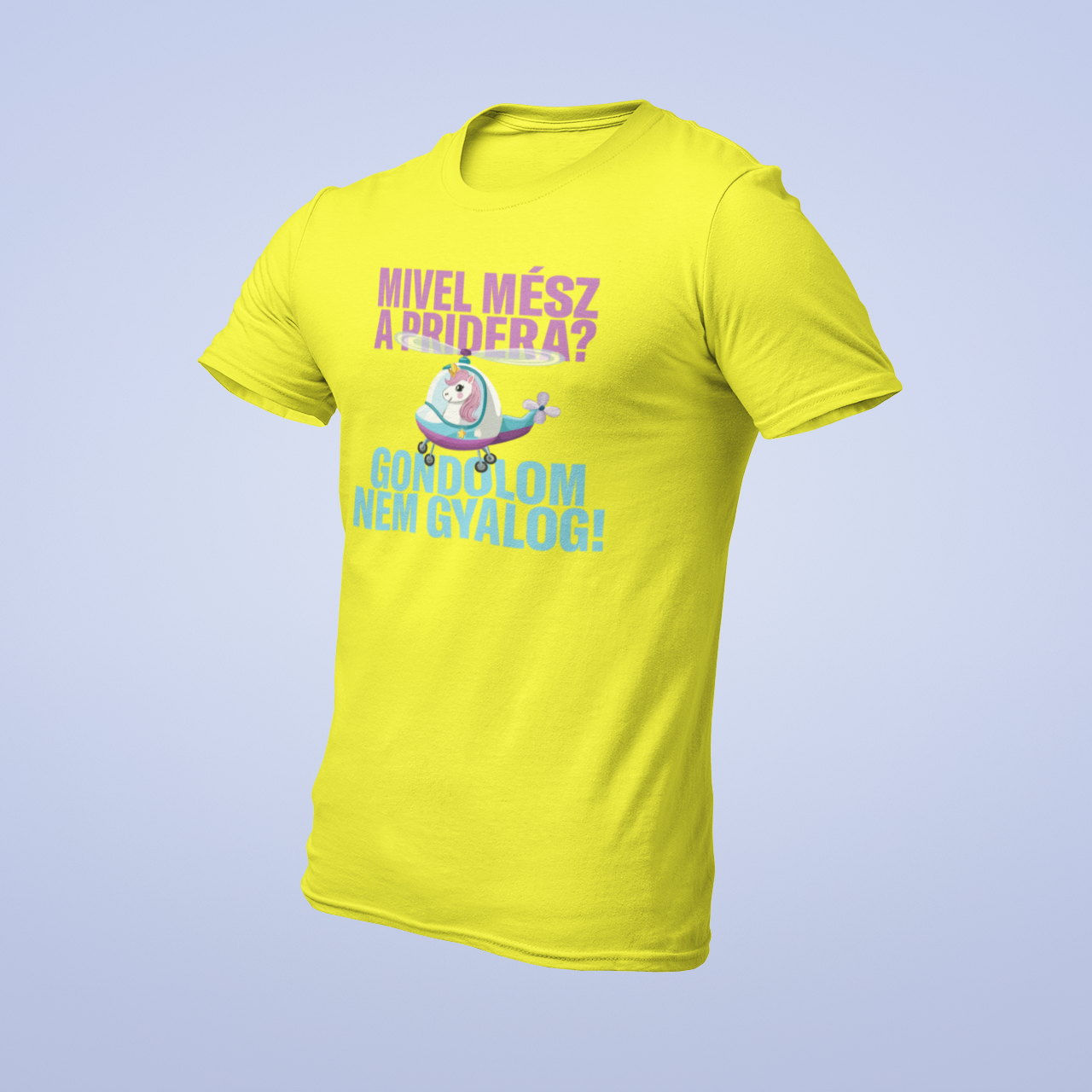 ZShowTime karcsúsított férfi póló - Mivel mész a Pridera?