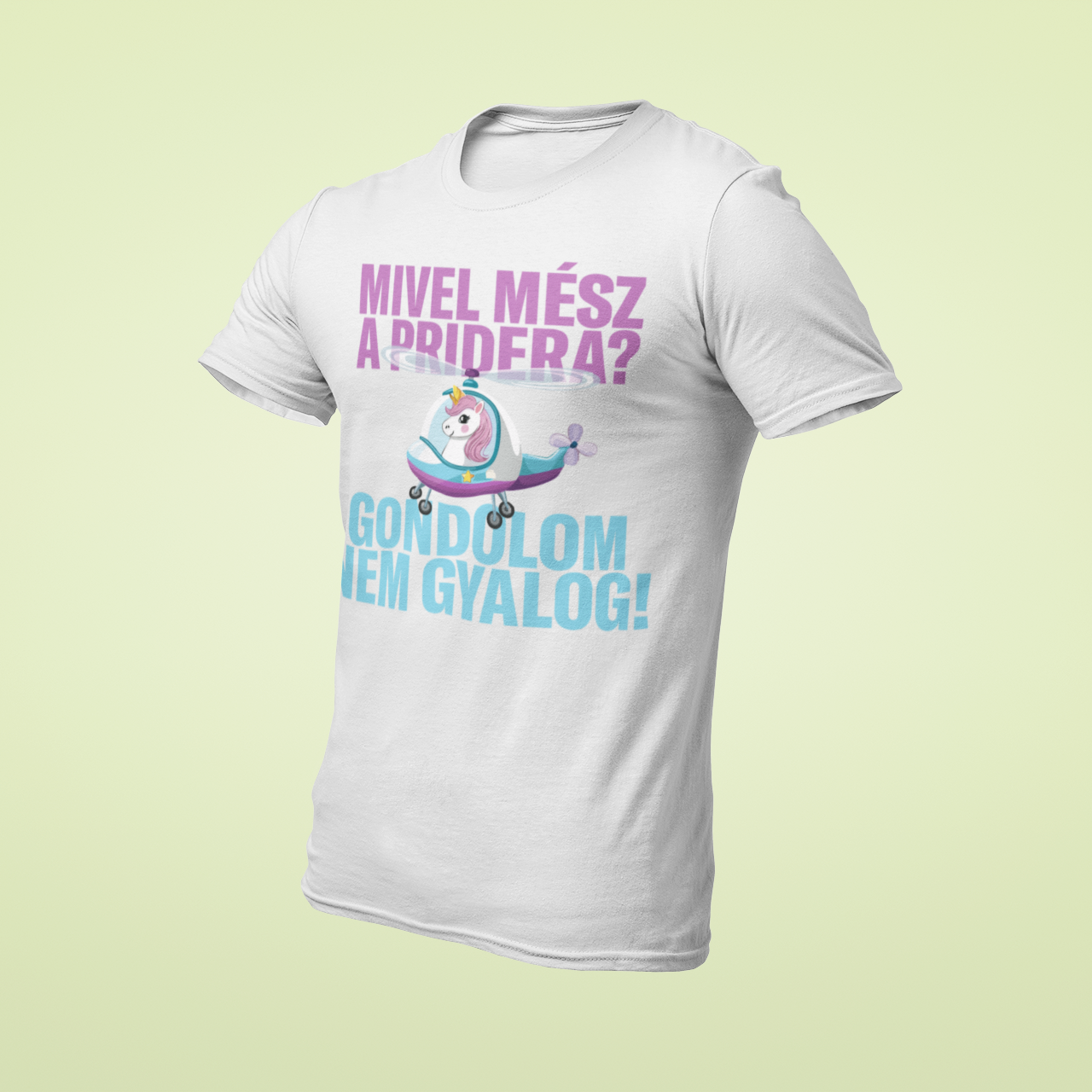 ZShowTime karcsúsított férfi póló - Mivel mész a Pridera?