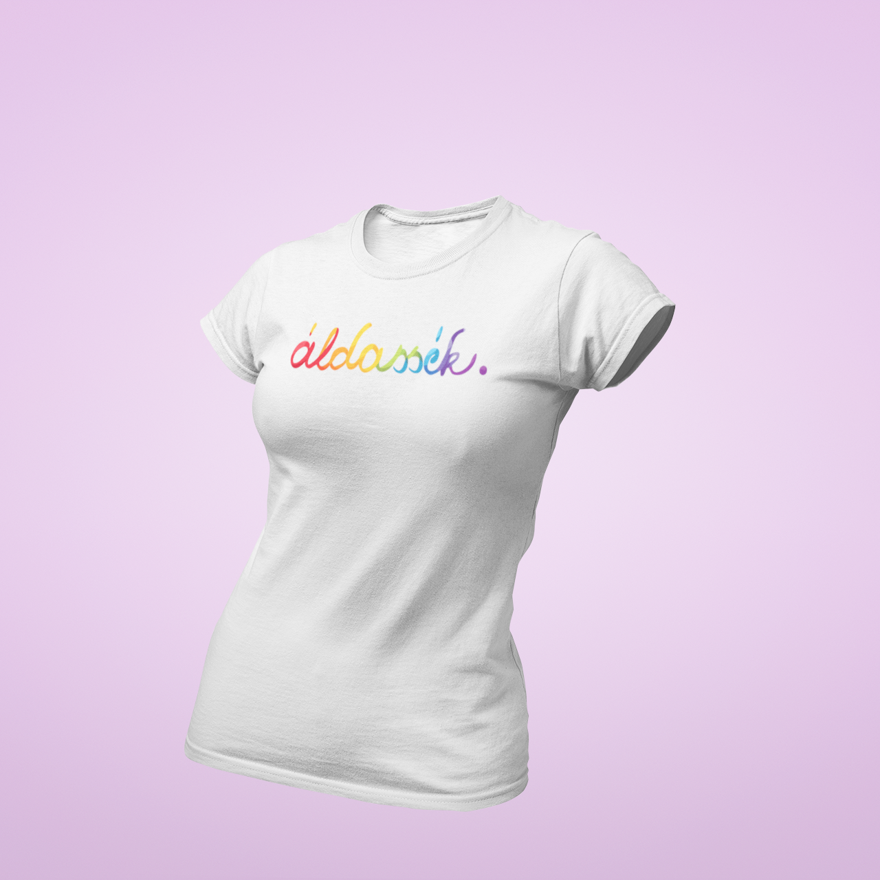 ZShowTime karcsúsított női póló - ÁldassékPride Edition