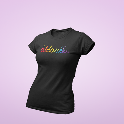 ZShowTime karcsúsított női póló - ÁldassékPride Edition