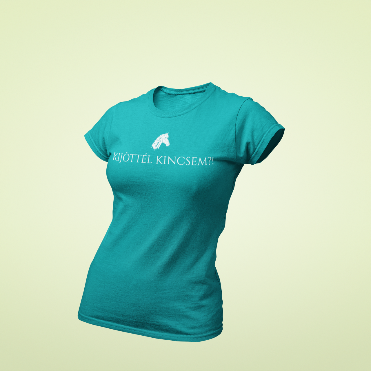 ZShowTime karcsúsított női póló - Kijöttél Kincsem?