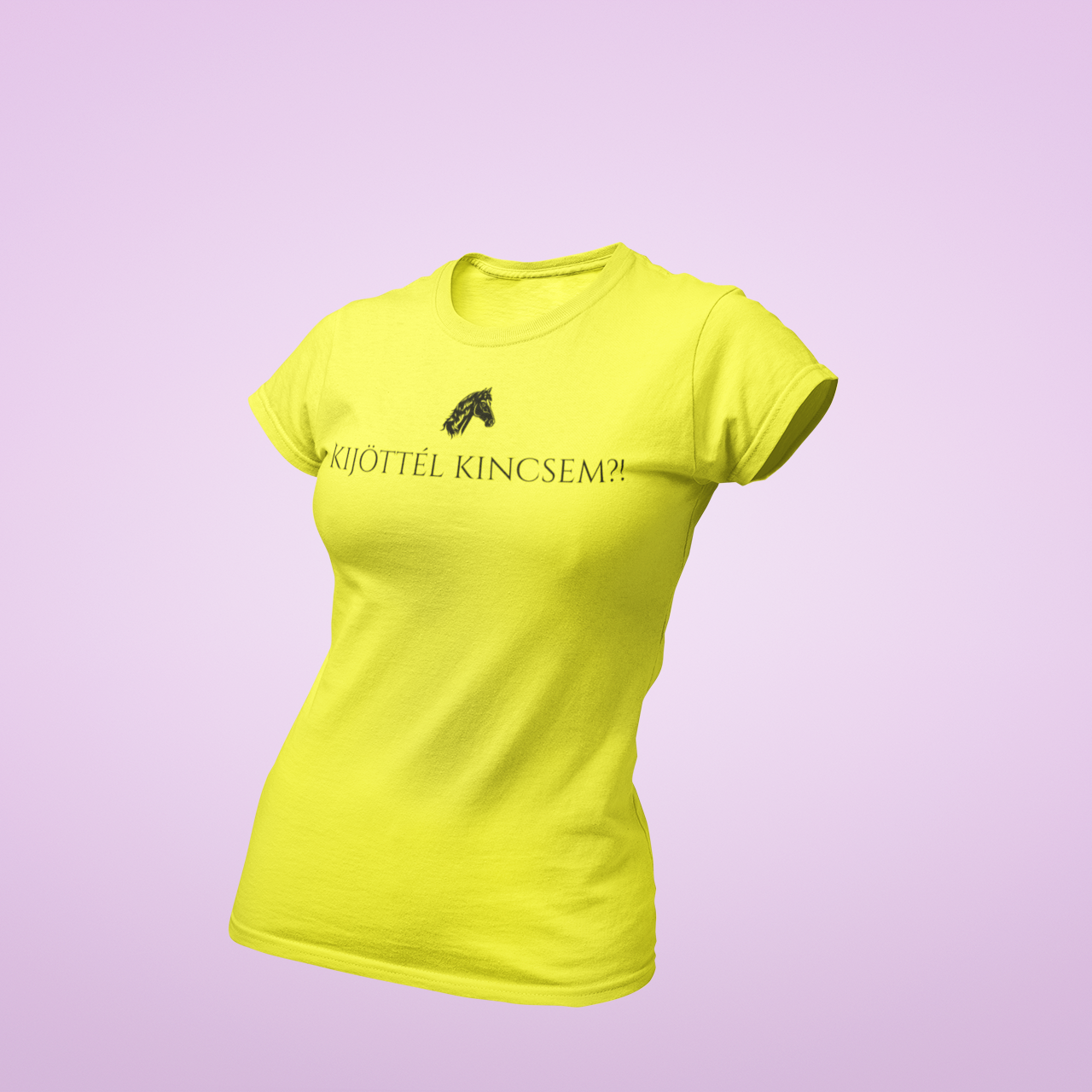 ZShowTime karcsúsított női póló - Kijöttél Kincsem?