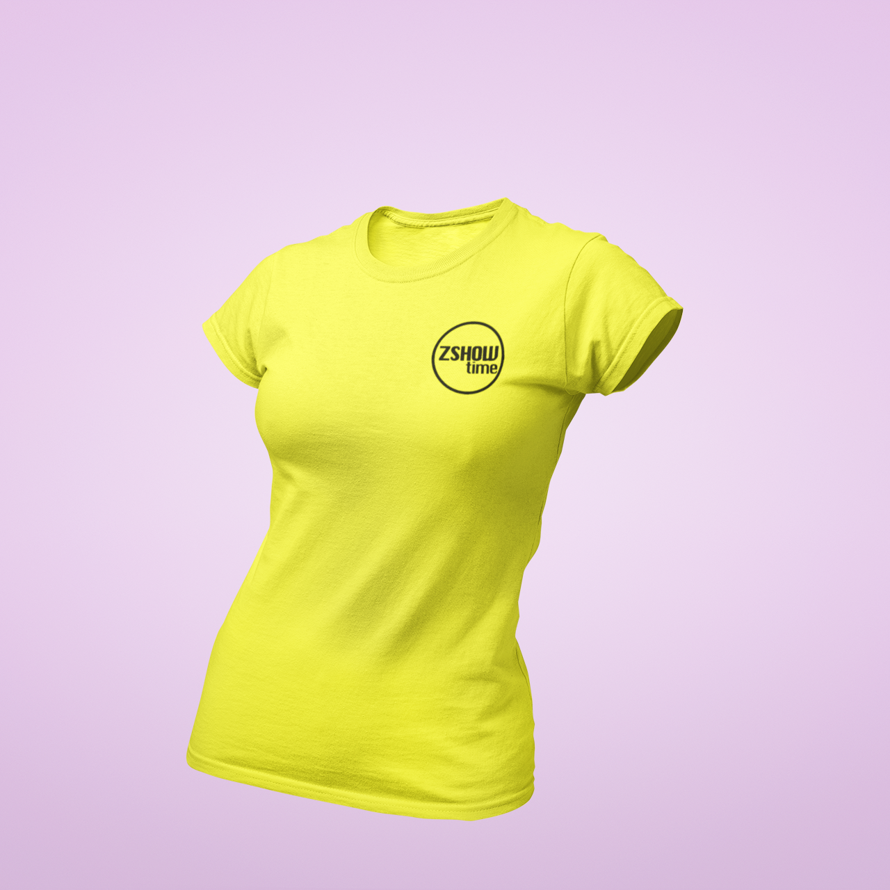 ZShowTime karcsúsított női póló - ZSHOWtime mellkas logó