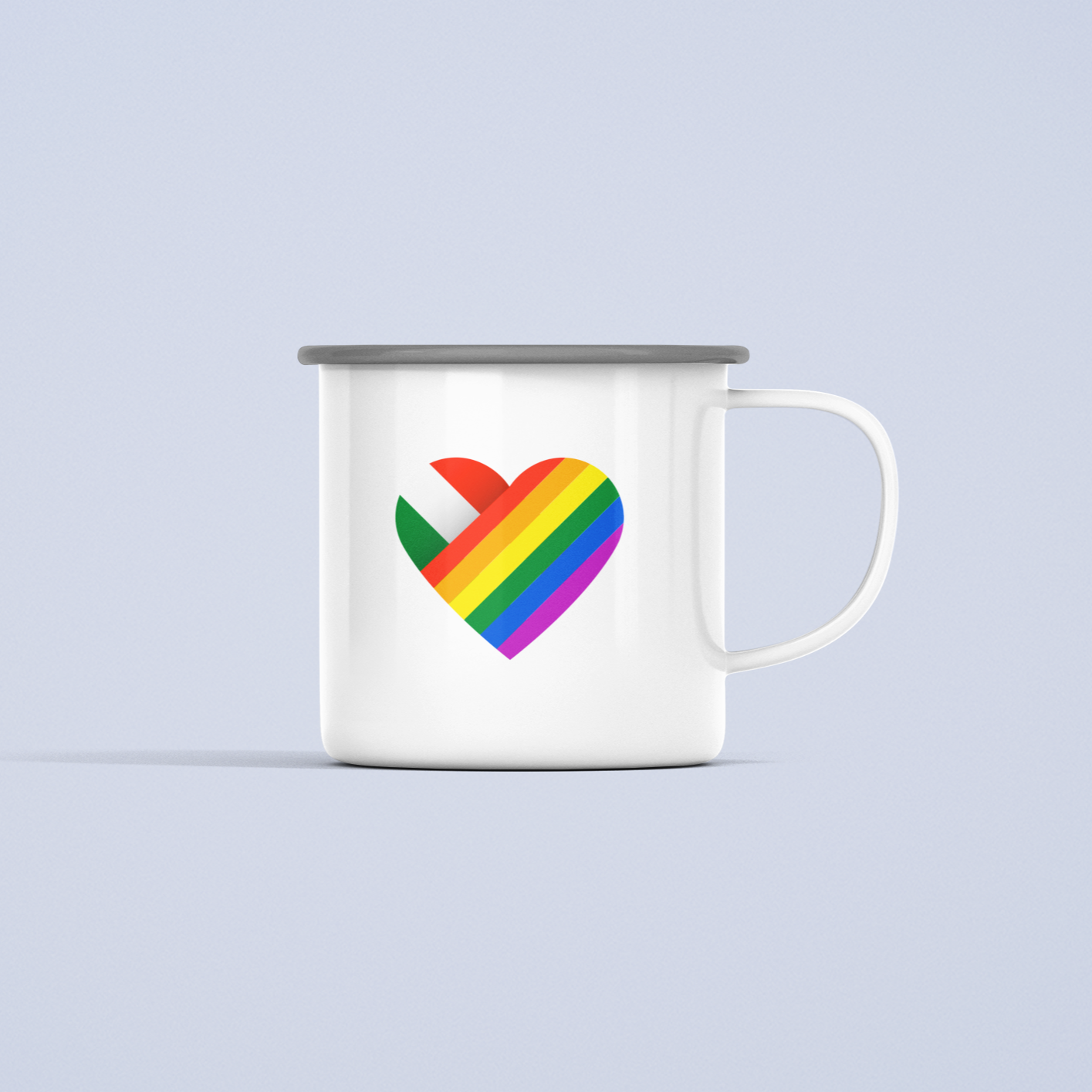 ZShowTime fém bögre - HUN Pride szív