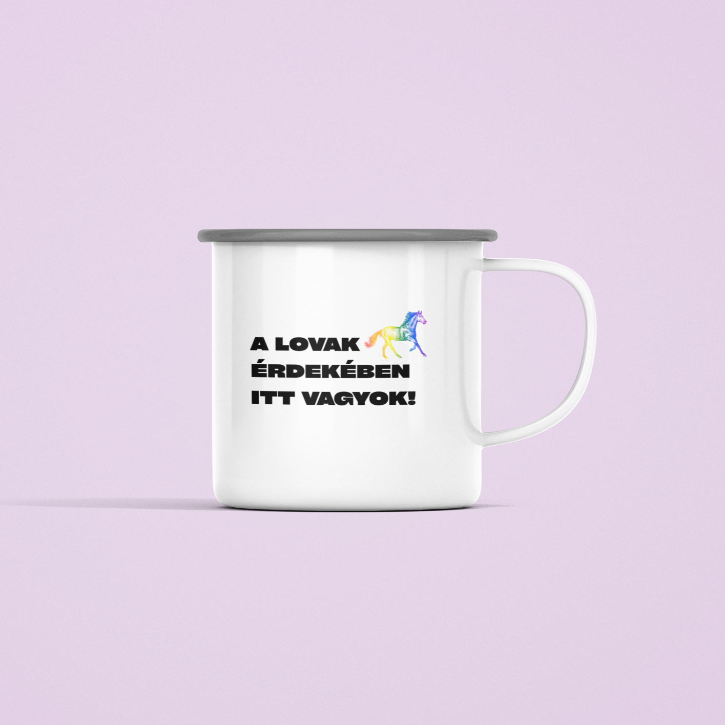 ZShowTime fém bögre - A lovak érdekében itt vagyok!