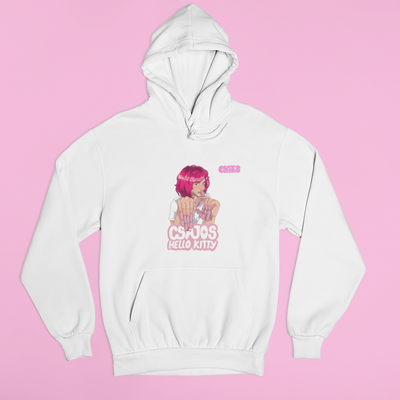 Orovecz Ádám - Csajos Hello Kitty - Kapucnis unisex pulóver