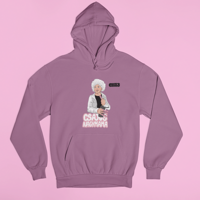 Orovecz Ádám - Csajos nagymama - Kapucnis unisex pulóver