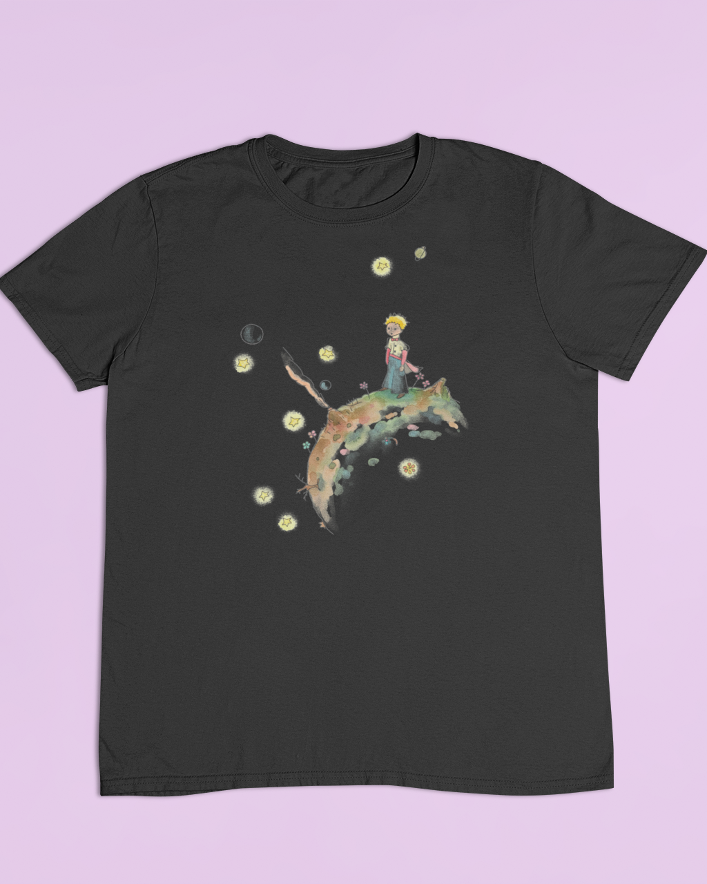 ZShowTime unisex póló - Kis Herceg – Csillaghullás Akvarell