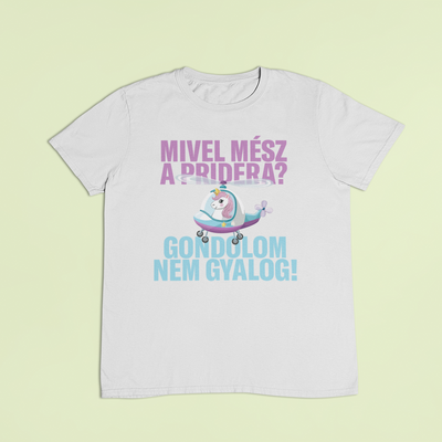 ZShowTime unisex póló - Mivel mész a Pridera?