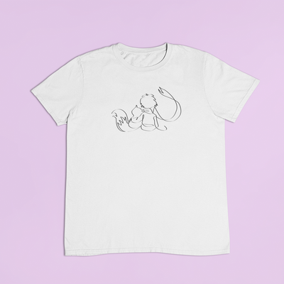 ZShowTime unisex póló - Kis Herceg és a Róka vonalrajz