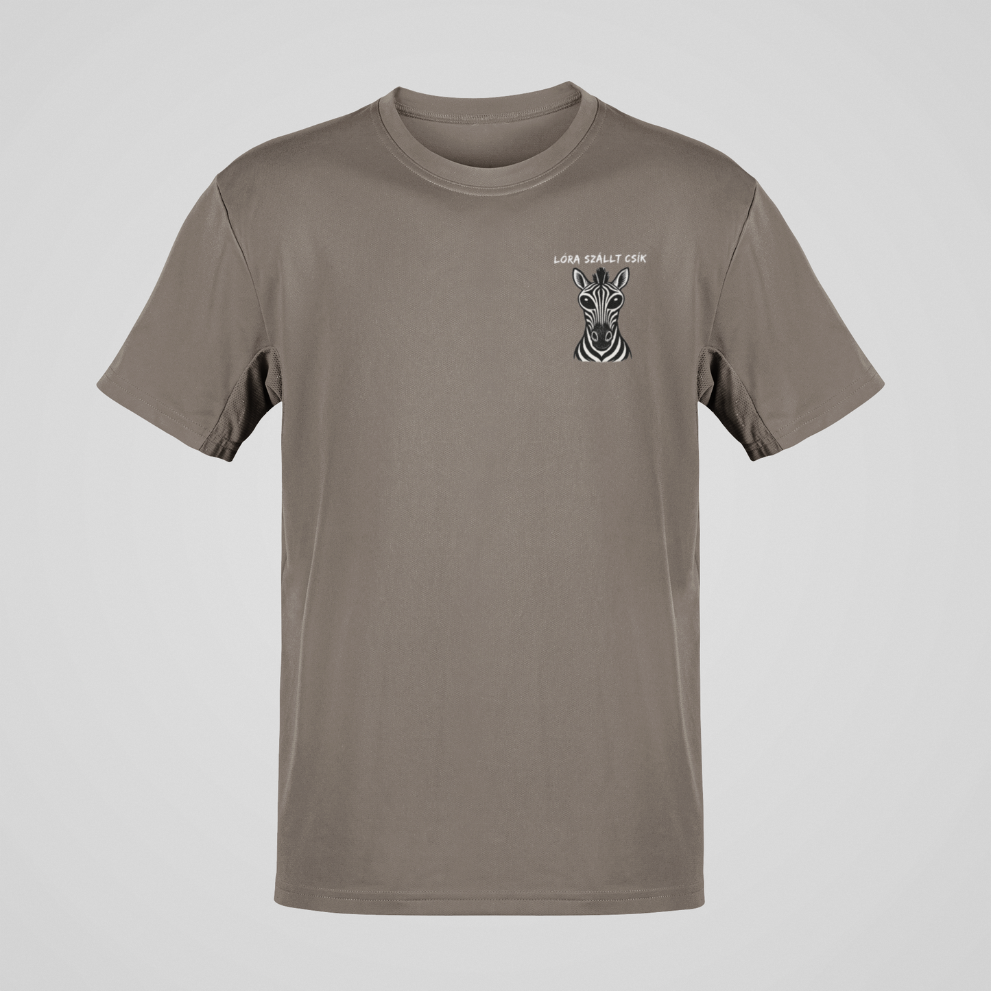 Gulyáságyú - Zebra mellkaslogó - unisex póló