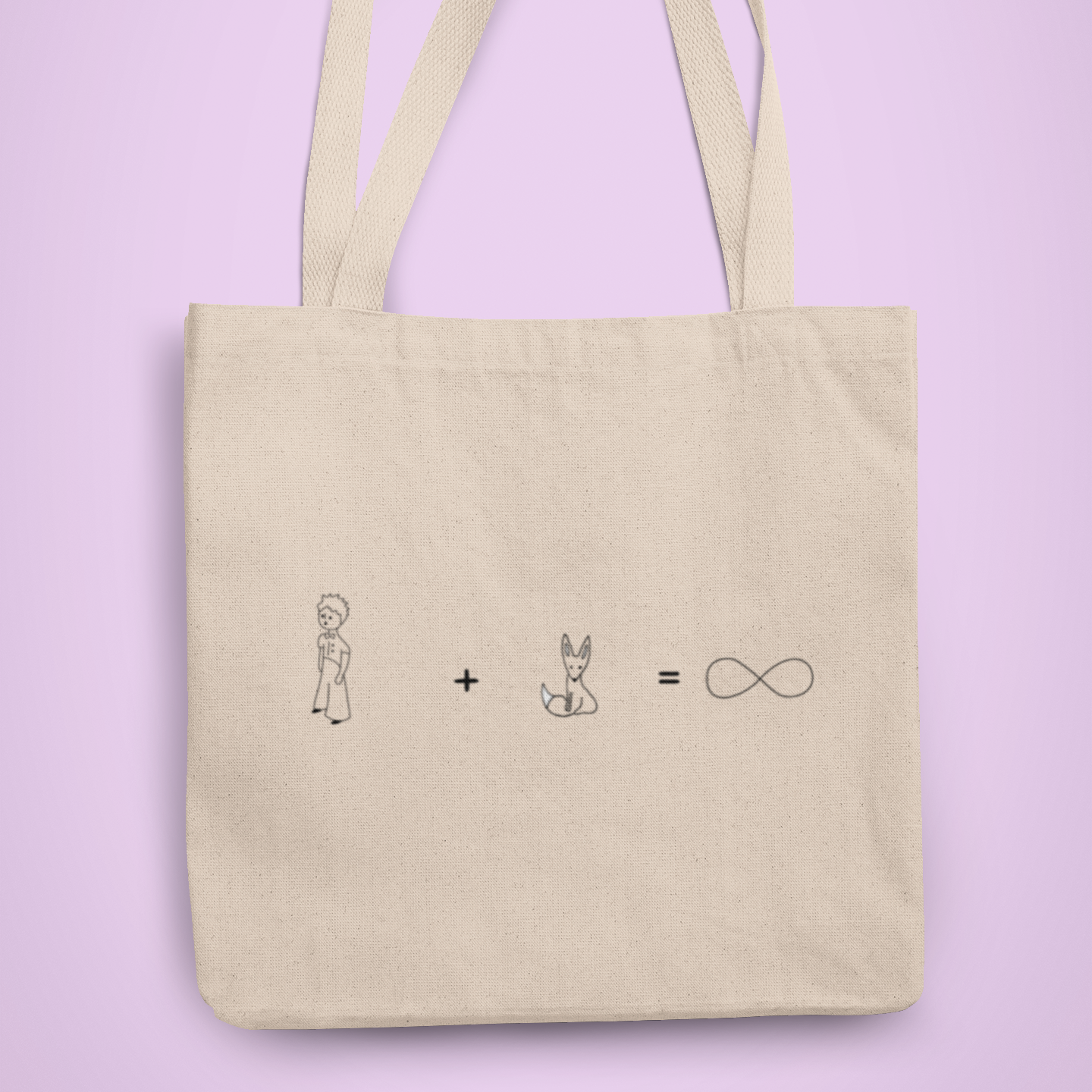 ZShowTime vászontáska - Kis Herceg + Róka = Végtelen