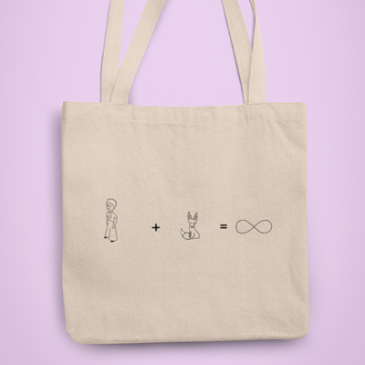 ZShowTime vászontáska - Kis Herceg + Róka = Végtelen