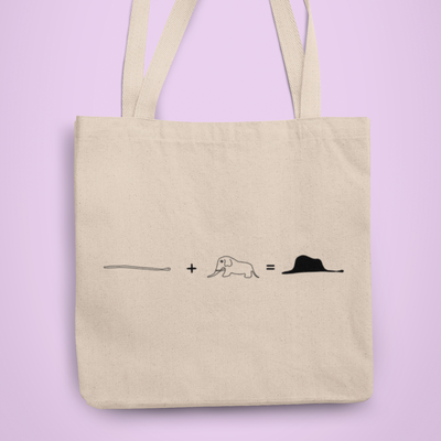 ZShowTime vászontáska - Kígyó + Elefánt = Kalap