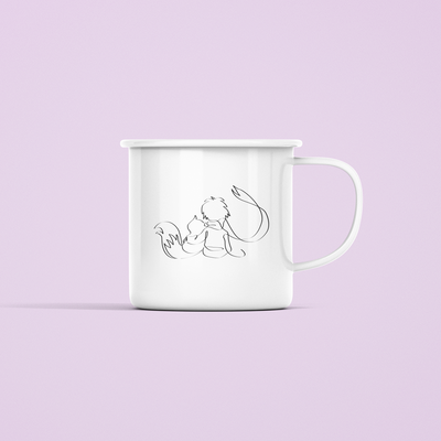 ZShowTime bögre - Kis Herceg és a Róka – Vonalrajz