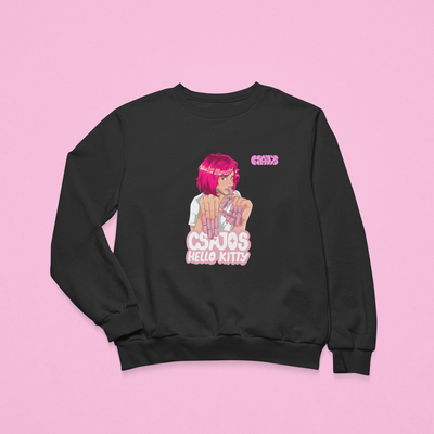 Orovecz Ádám - Csajos Hello Kitty - Környakú unisex pulóver