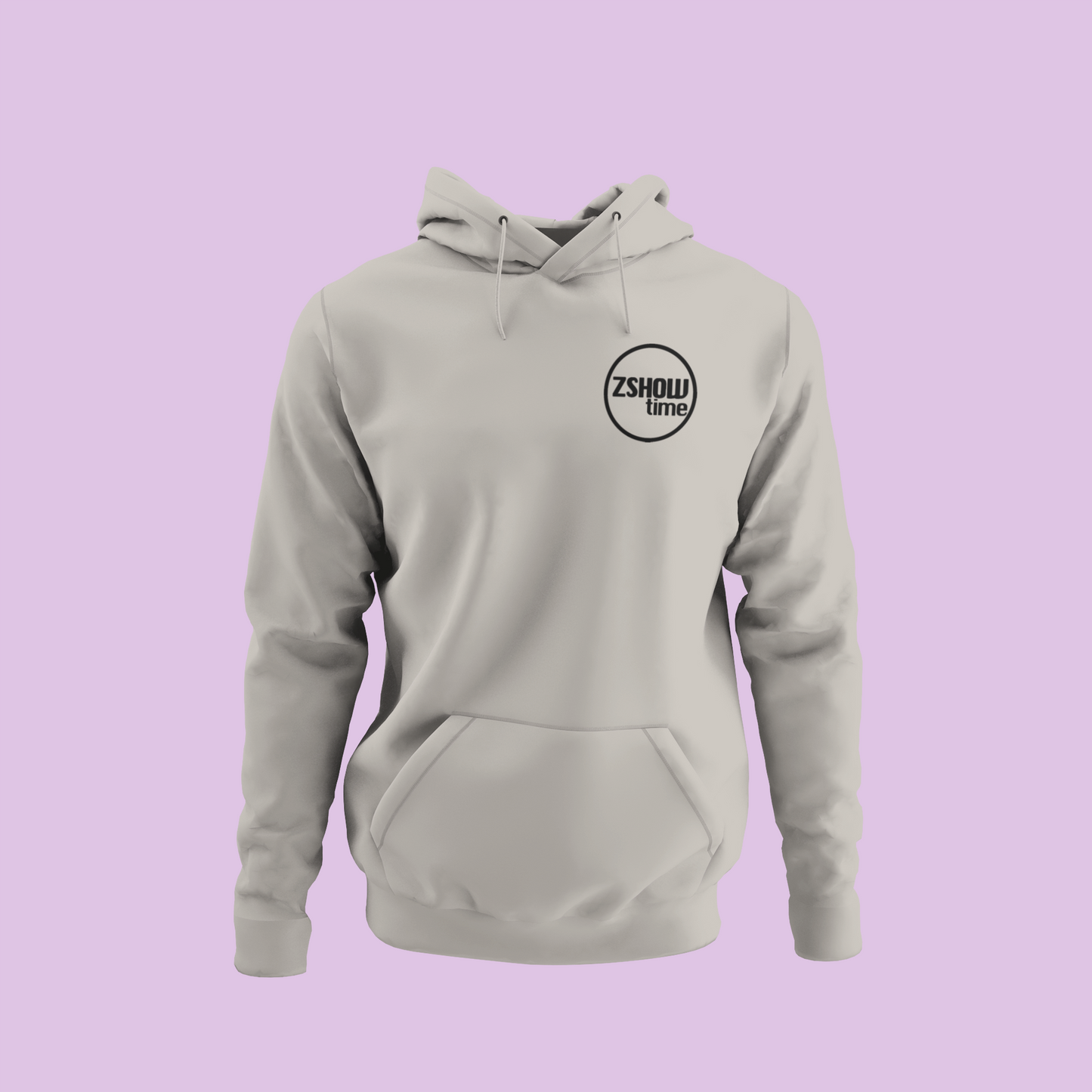 ZShowTime karcsúsított kapucnis pulcsi - ZSHOWtime mellkas logó