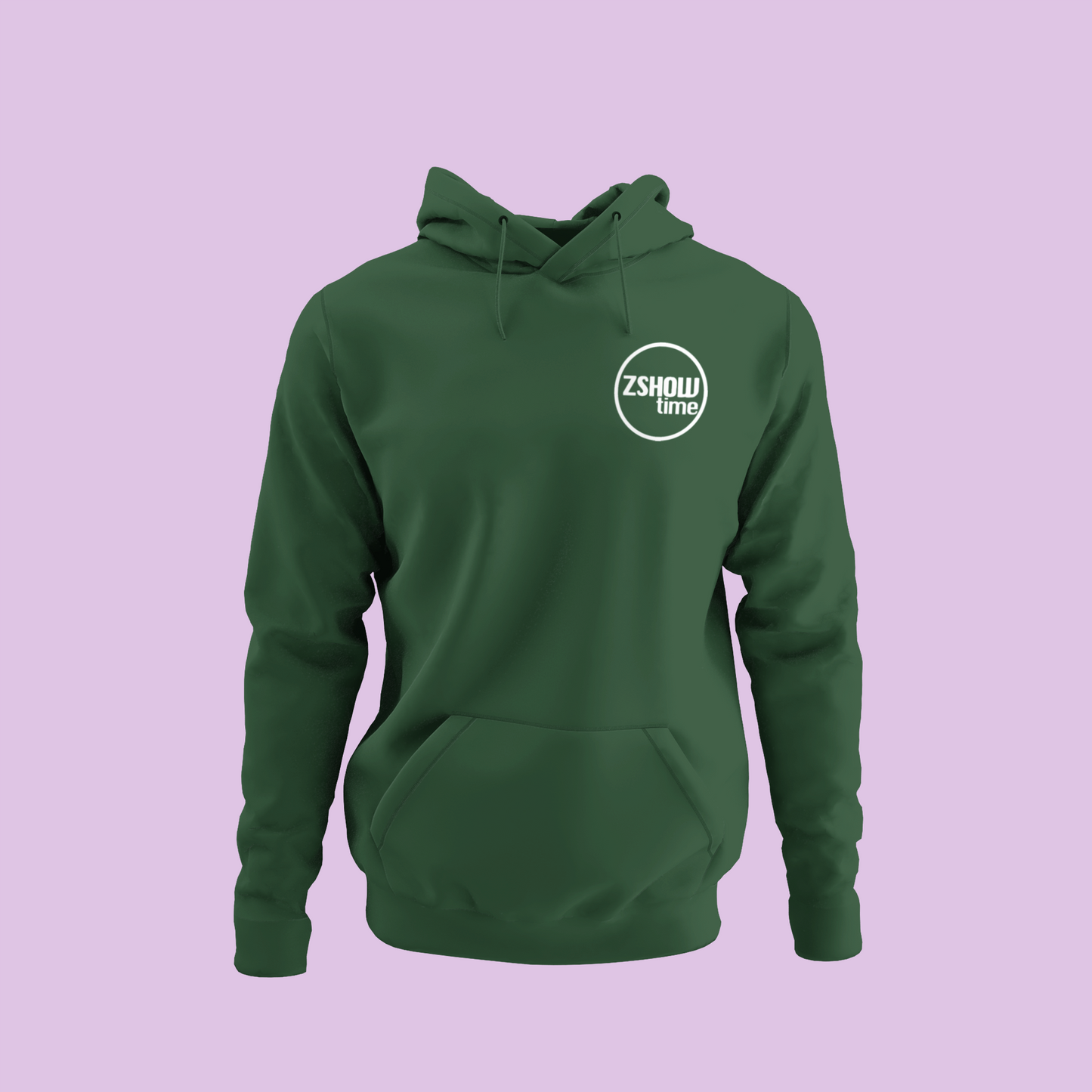 ZShowTime karcsúsított kapucnis pulcsi - ZSHOWtime mellkas logó