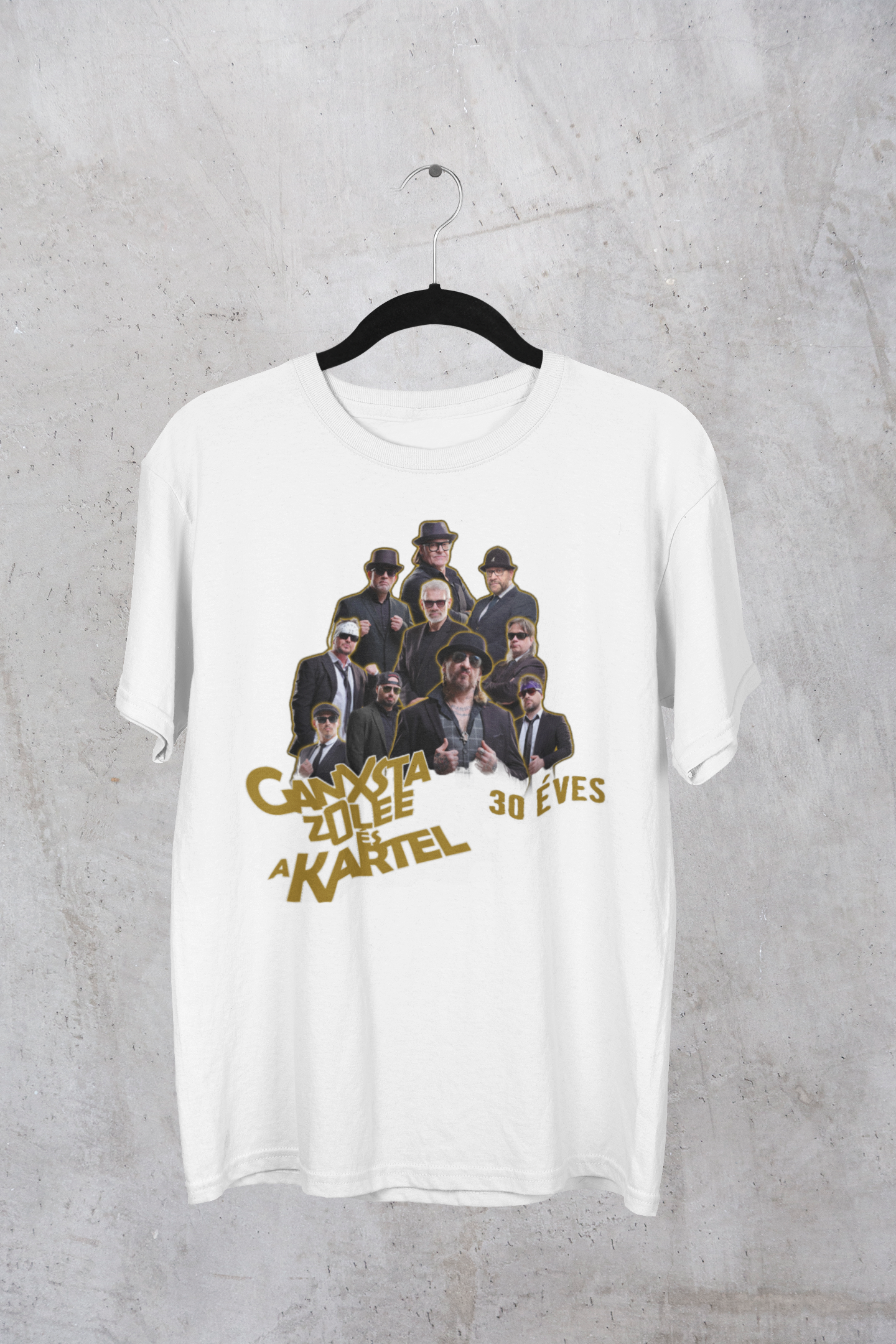 Ganxsta jubileumi férfi póló