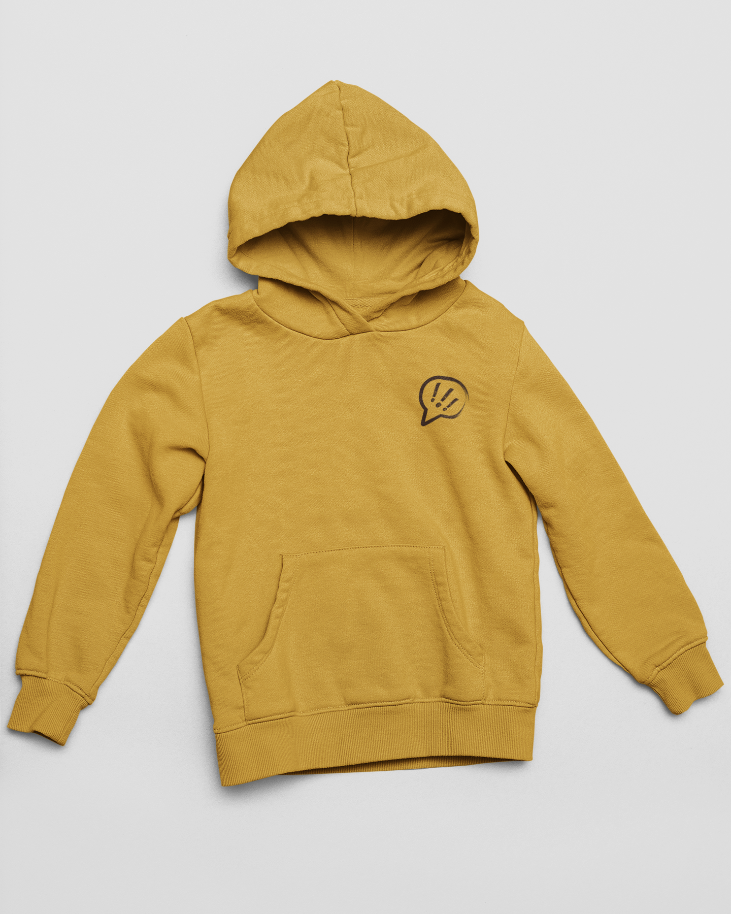 Gulyáságyú - mellkas logó - unisex kapucnis pulóver