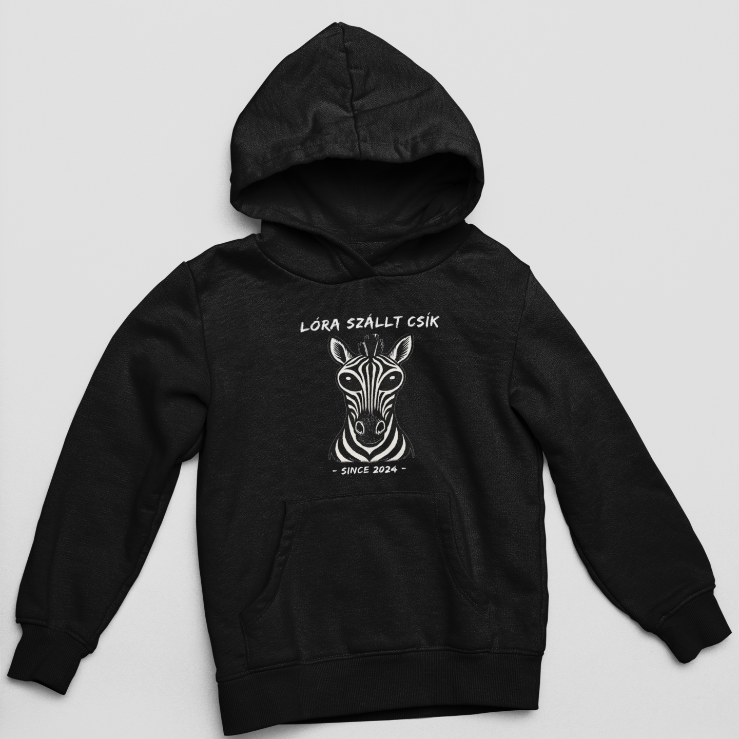 Gulyáságyú - Zebra - unisex kapucnis pulóver