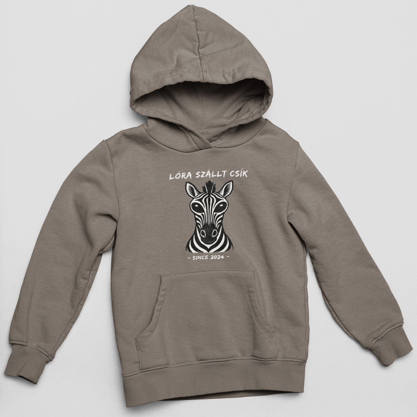 Gulyáságyú - Zebra - unisex kapucnis pulóver