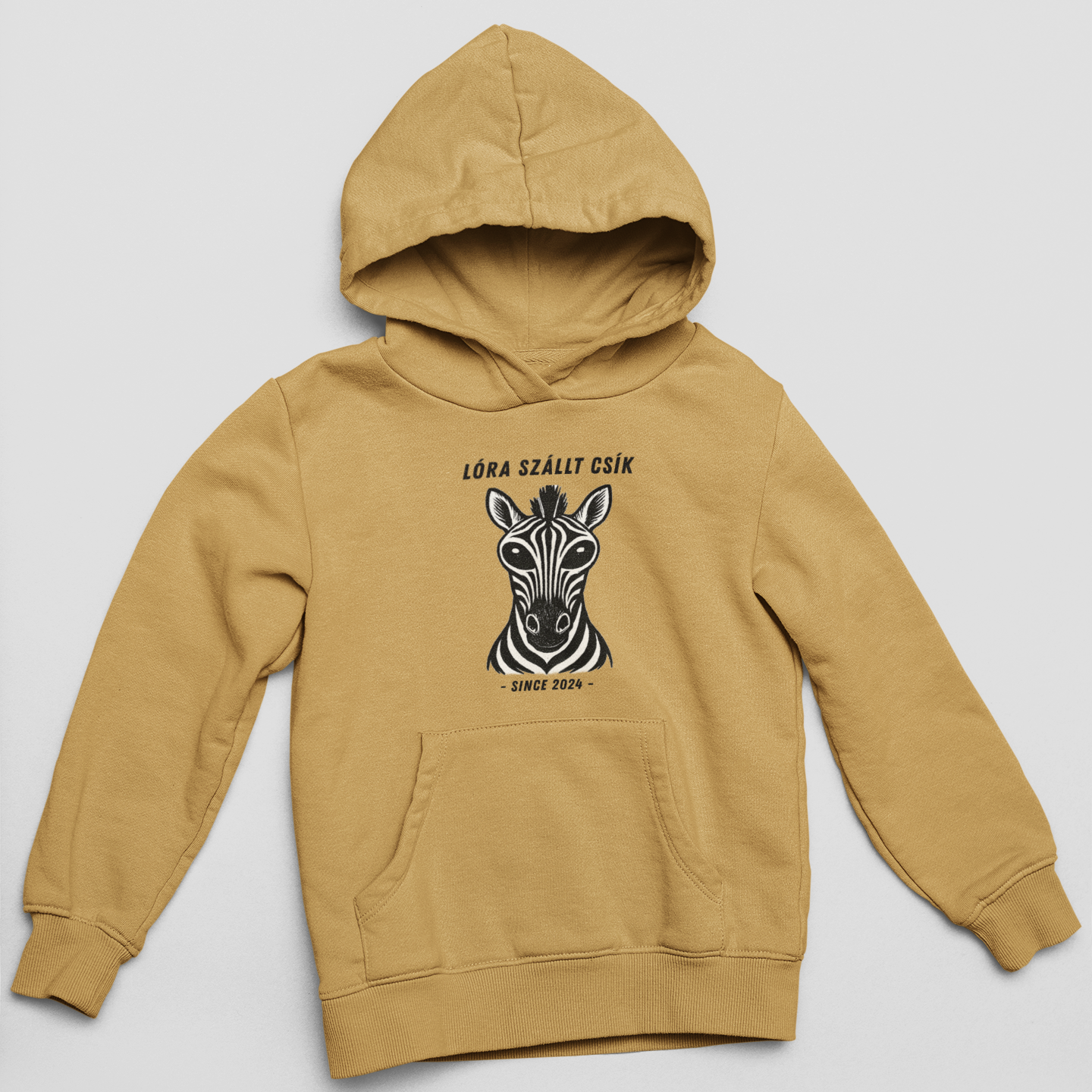 Gulyáságyú - Zebra - unisex kapucnis pulóver