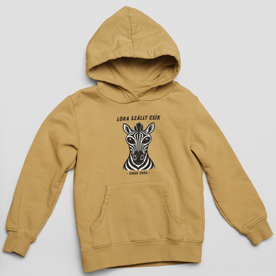 Gulyáságyú - Zebra - unisex kapucnis pulóver