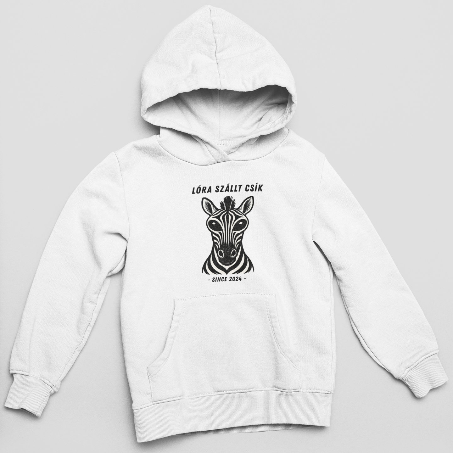 Gulyáságyú - Zebra - unisex kapucnis pulóver