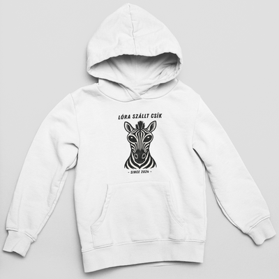 Gulyáságyú - Zebra - unisex kapucnis pulóver