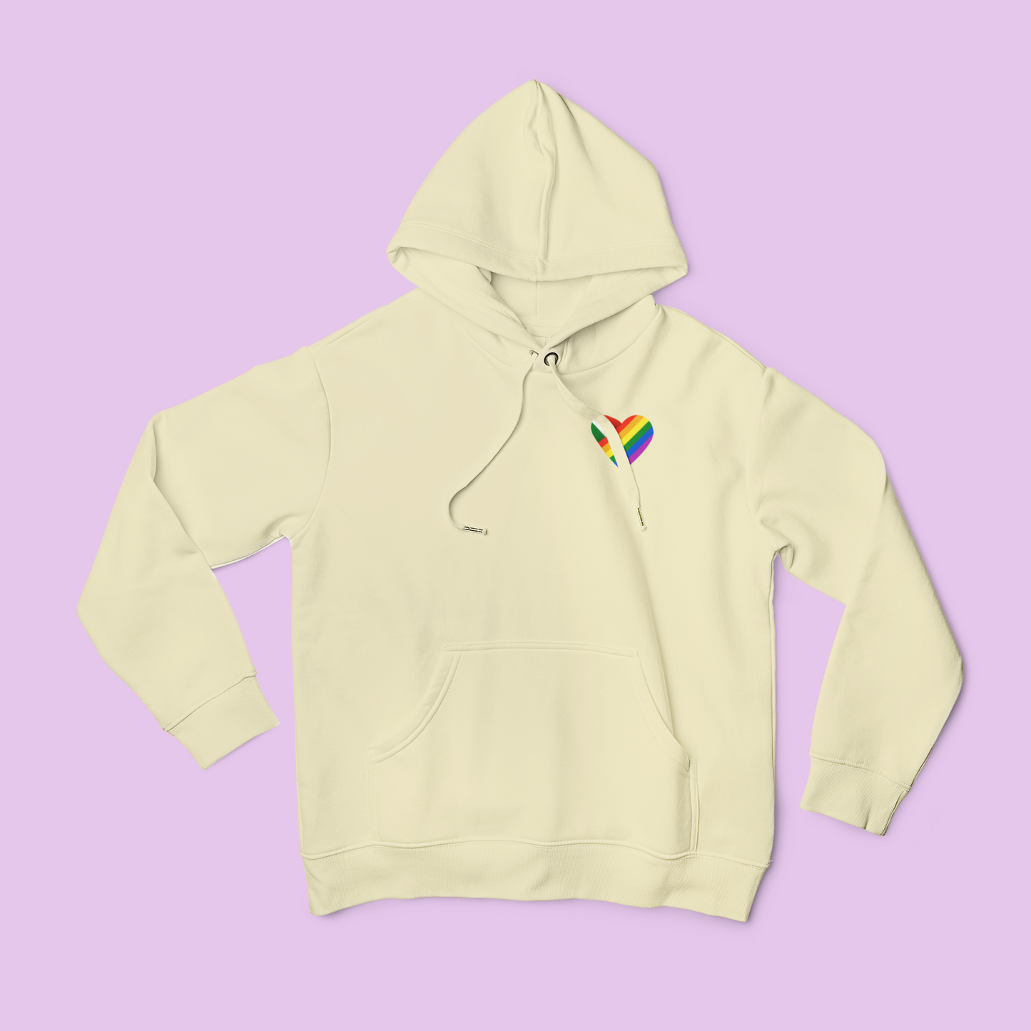 ZShowTime unisex kapucnis pulcsi - HUN Pride szív