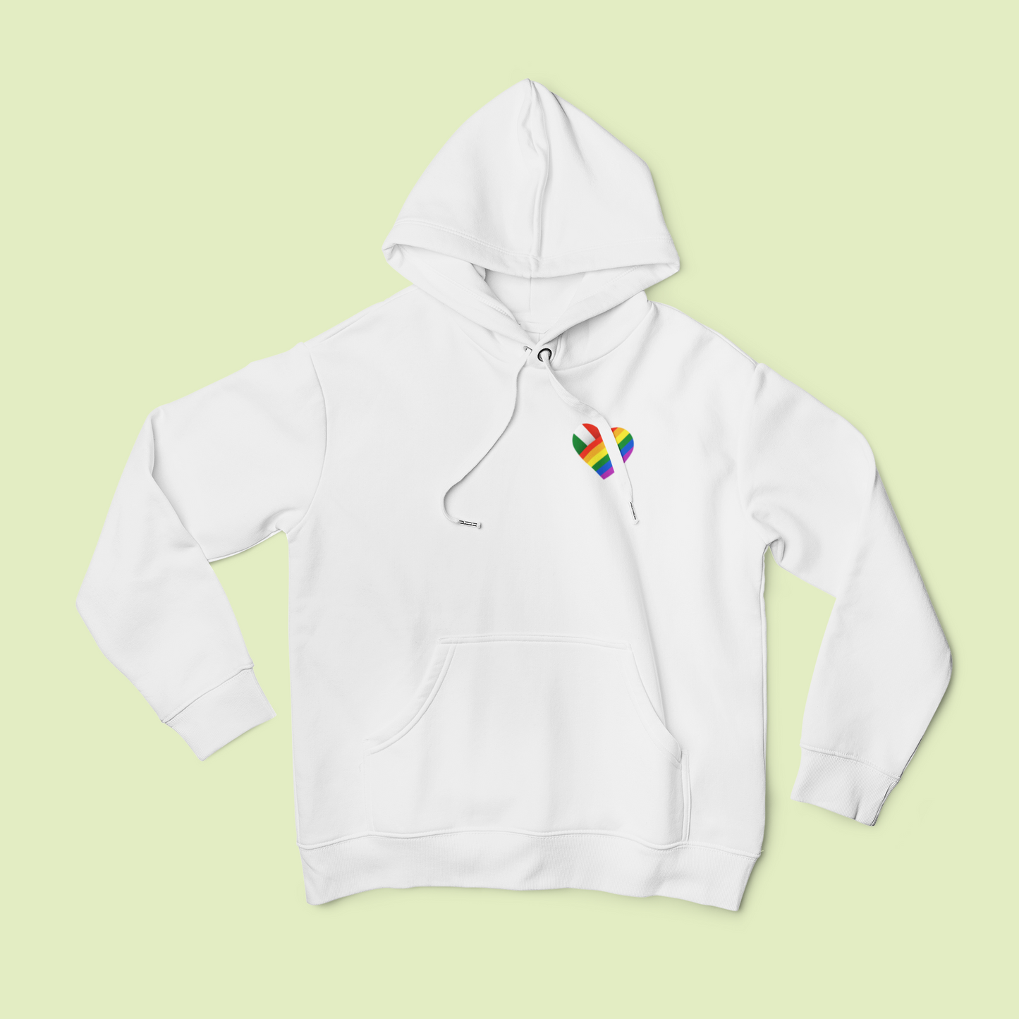 ZShowTime unisex kapucnis pulcsi - HUN Pride szív