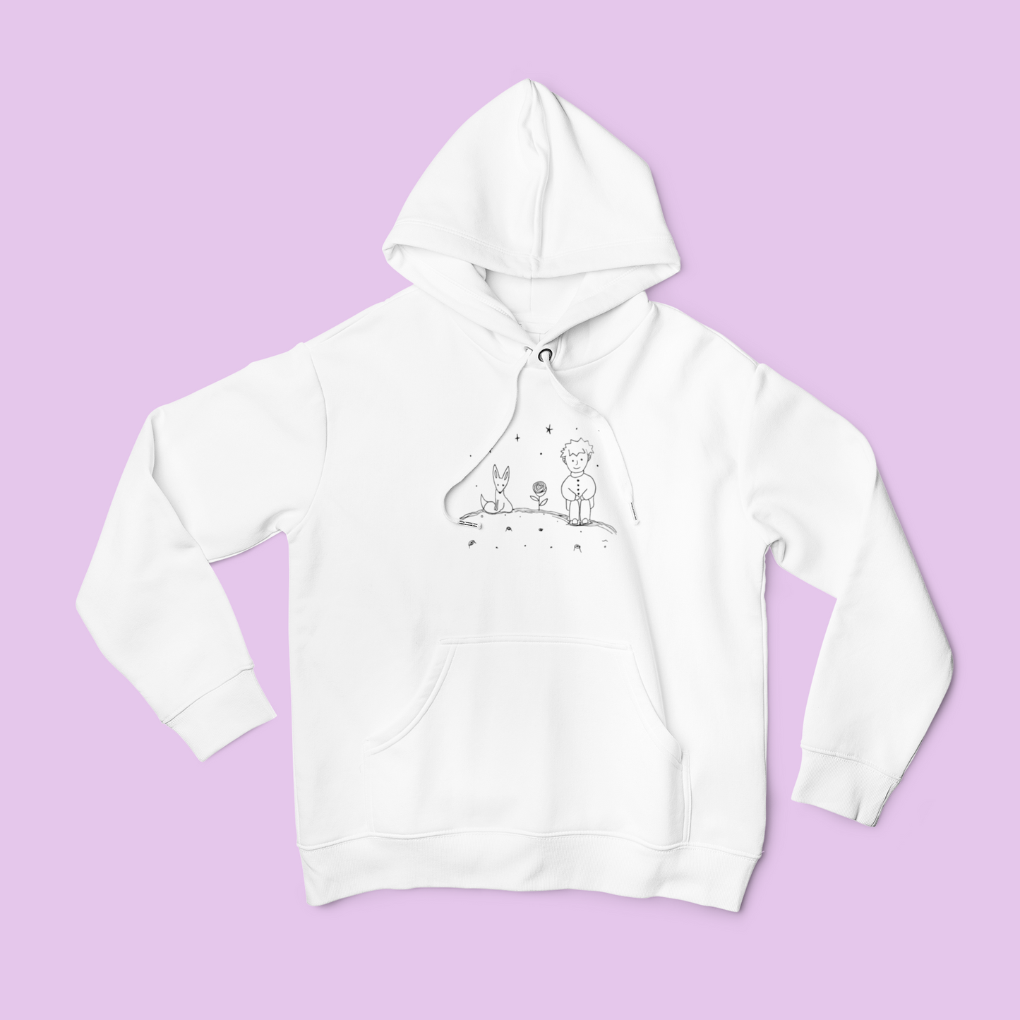 ZShowTime unisex pulóver - Kis Herceg, Róka és Rózsa