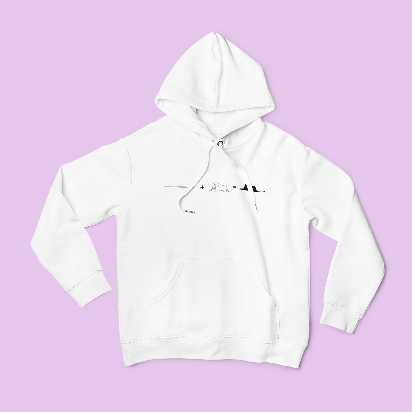 ZShowTime unisex pulóver - Kígyó + Elefánt = Kalap