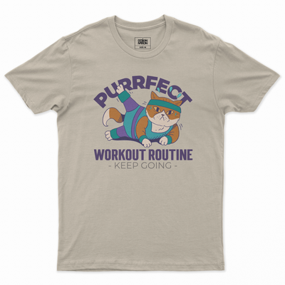 Purrfect workout routine Póló