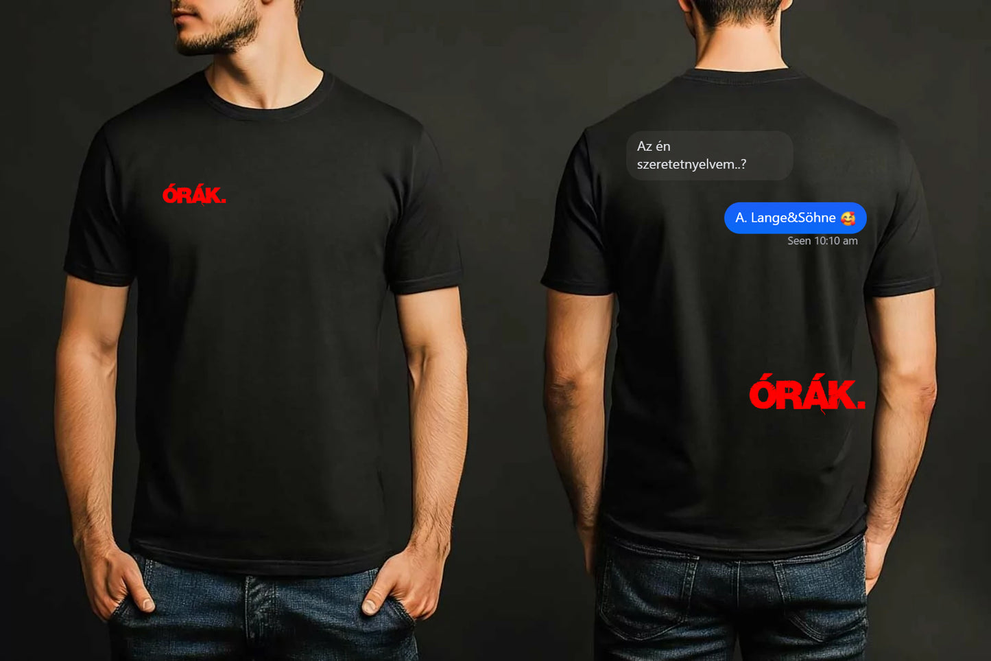 Beszéljünk Órákról - A szeretet nyelvem- unisex póló