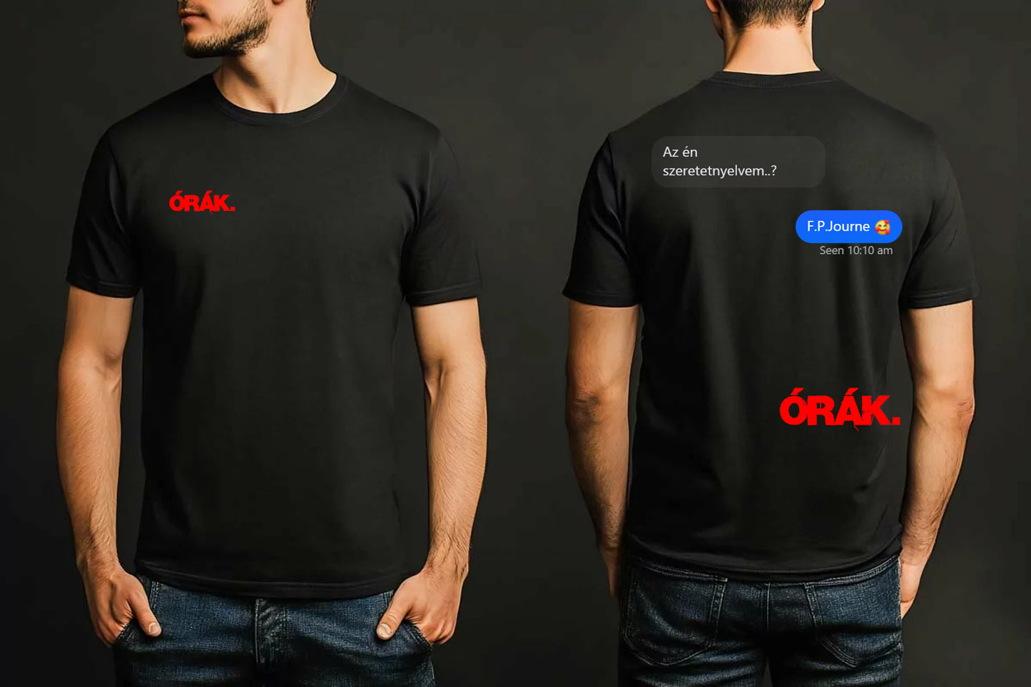 Beszéljünk Órákról - A szeretet nyelvem- unisex póló