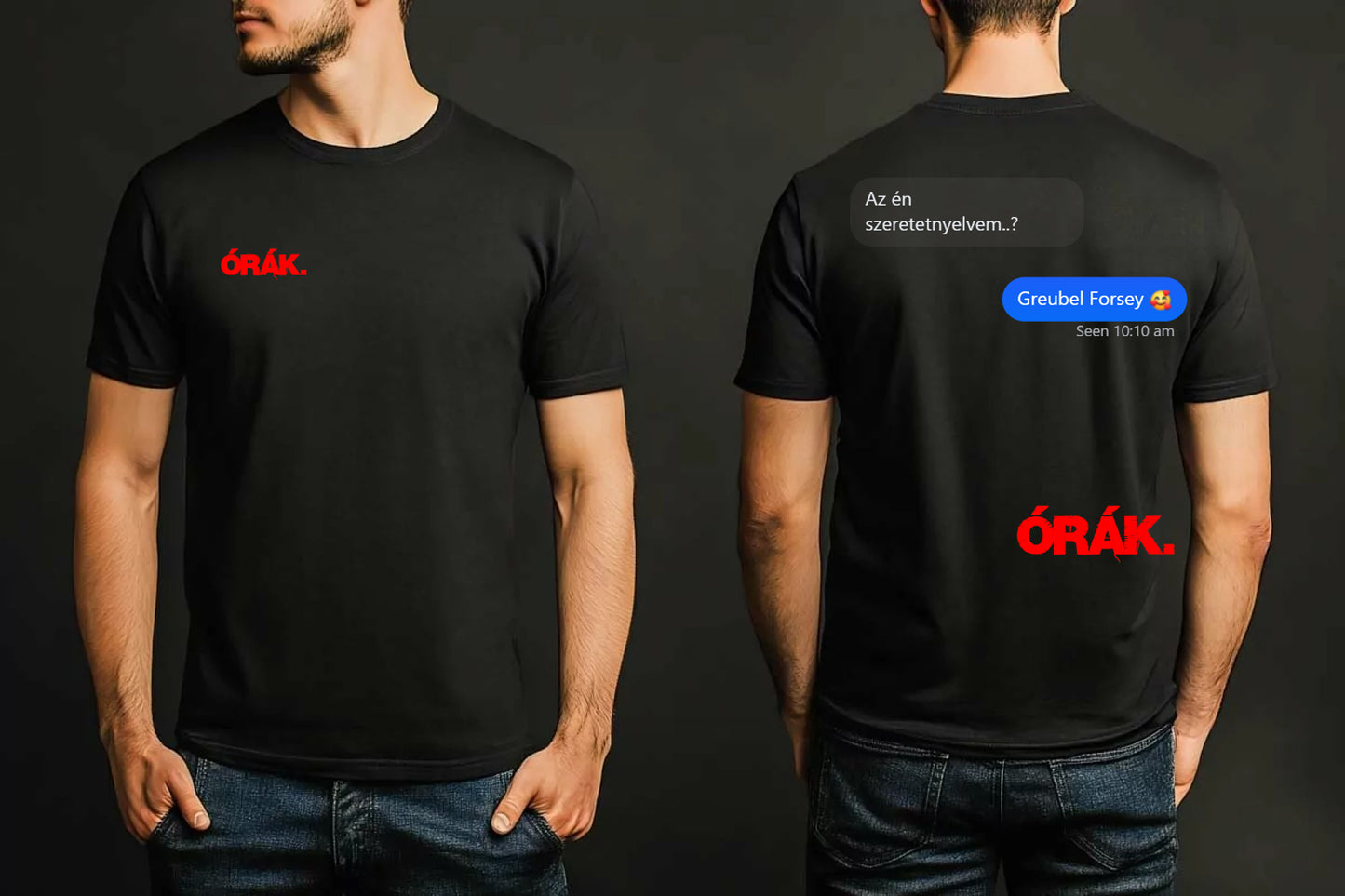 Beszéljünk Órákról - A szeretet nyelvem- unisex póló